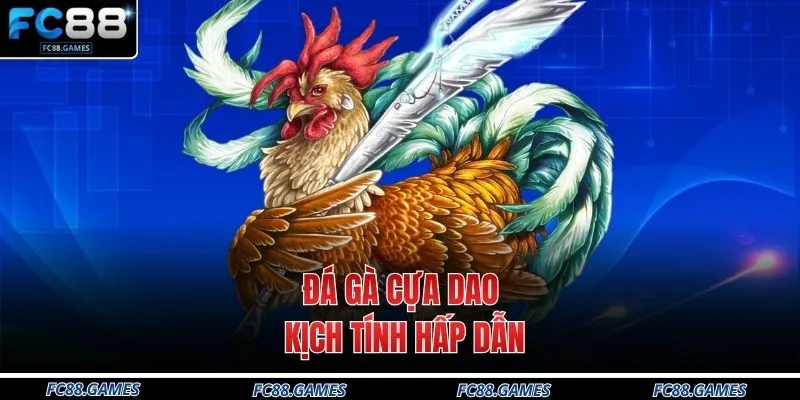 Đá Gà FC88 3 Đá gà cựa dao kịch tính hấp dẫn